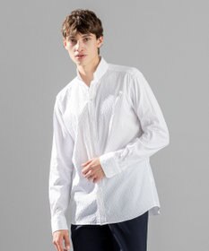 JOSEPH HOMME アロージャガードストレッチ　ウイングカラーシャツ
