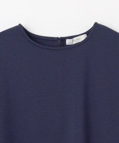 ANY ジョーゼット裏起毛ペプラムプルオーバー