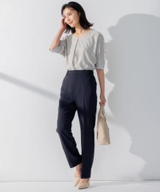 23区 L 【セットアップ対応/洗える】合繊 セットアップ テーパードパンツ