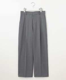 自由区 【洗える】TWラチネストレッチワイド パンツ