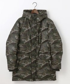 JOSEPH ABBOUD MOUNTAIN 【ECOファー/撥水/9ポケット】カモフラージュ ダウン コート