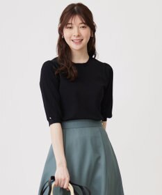 ANY SIS S 【接触冷感 ・UVケア】シアースリーブ ニット