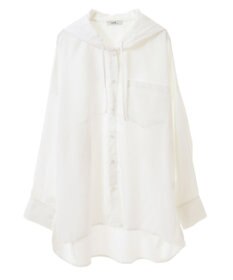 earth music&ecology フーディーシャツ