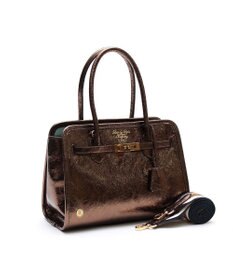 A.D.M.J. 【牛革】クラックメタル/イタリアンレザー前金具付トートM