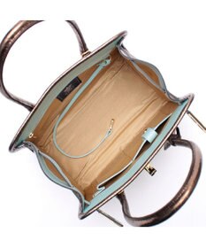 A.D.M.J. 【牛革】クラックメタル/イタリアンレザー前金具付トートM