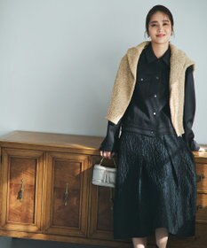 ICB 【洗える】 コンパクトダンボールニット ジャケット