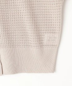 ANY 【洗濯機可】アイレットパターンカーデガン