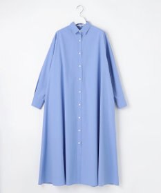 23区 【SLOW/一部店舗限定】タンブラーコットンブロード シャツワンピース