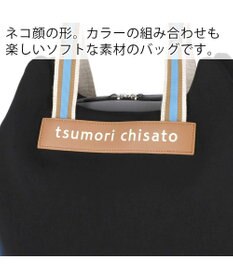 tsumori chisato CARRY ネコかおウレタン ショルダーバッグ 中サイズ 猫モチーフ トートバッグ