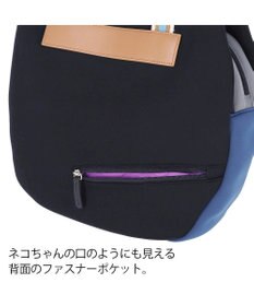 tsumori chisato CARRY ネコかおウレタン ショルダーバッグ 中サイズ 猫モチーフ トートバッグ
