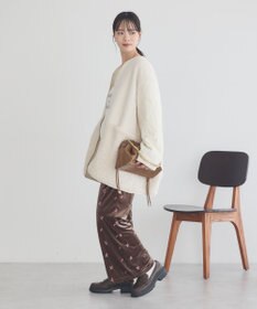 earth music&ecology ボアキルトミドルコート