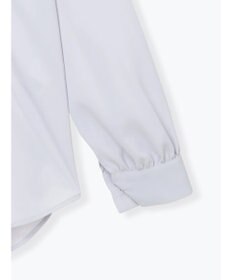 Te chichi フロントフリルバイカラーブラウス