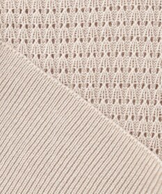 ANY 【洗濯機可】アイレットパターンカーデガン