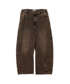 WEGO イージーバレルレッグデニムパンツ