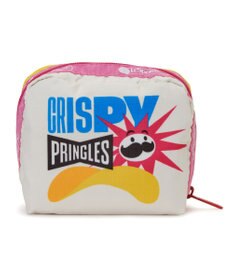 LeSportsac SQUARE COSMETIC/プリングルズイエロースクエアコスメティック