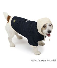 PET PARADISE Ｌｅｅ ニット デニム パーカー 小型犬