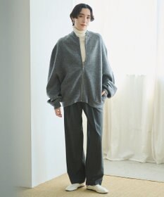 #Newans リラックスフィットドルマンニットブルゾン