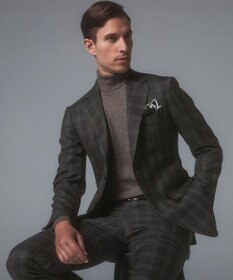 GOTAIRIKU 【CANONICO/カノニコ】 リベンジ 150's 通年スーツ（ブラウン×チェック）