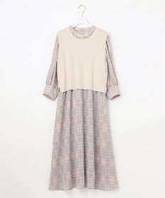 ANY SIS 【2SET】ニットジレワンピース セット