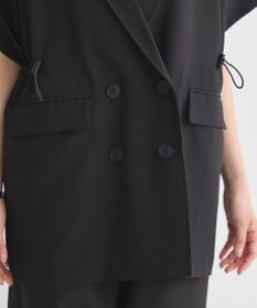 earth music&ecology 半袖サイドドロストジャケット