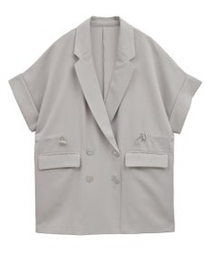 earth music&ecology 半袖サイドドロストジャケット