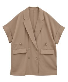 earth music&ecology 半袖サイドドロストジャケット