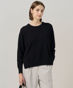 ICB 【新色追加】ソフトカシミヤミックス クルーネックニット