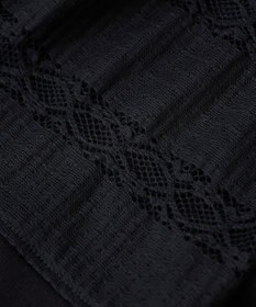 earth music&ecology フレア袖レースプルオーバー