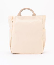 LA BAGAGERIE ツイルナイロン×エナメル リュックサック