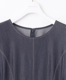 ANY SIS 【洗える】デニムライクシャンブレー ワンピース