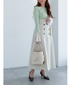 Te chichi トレンチフレアスカート