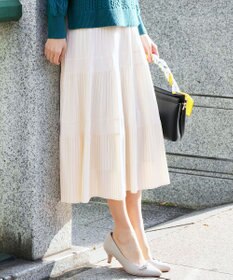 ANY SIS プリーツ切替 スカート