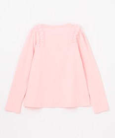 ANY KIDS チュールフリル 長袖Tシャツ