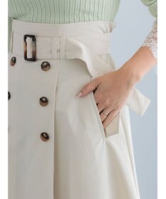 Te chichi トレンチフレアスカート