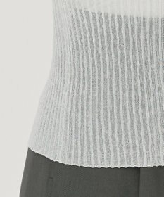 uncrave シアー リブ クルーネック ニット（uncrave STANDARD）