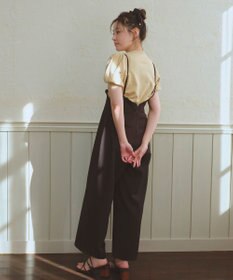 Feroux フリルデザイン・サス付きパンツ