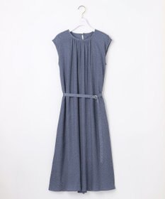 ANY SIS 【ベルト付き】ミニドット ノースリーブワンピース