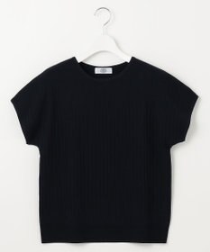 J.PRESS LADIES L 【洗える】レーヨンエリートストレッチ フレンチスリーブ ニット