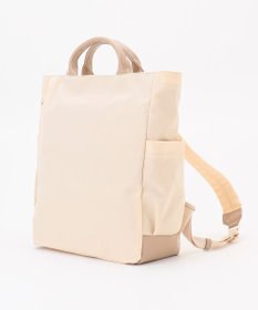 LA BAGAGERIE ツイルナイロン×エナメル リュックサック