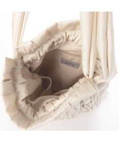 UNBILLION カシュカシュ cachecache / サテンギャザー巾着トートバッグ