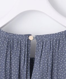 ANY SIS 【ベルト付き】ミニドット ノースリーブワンピース