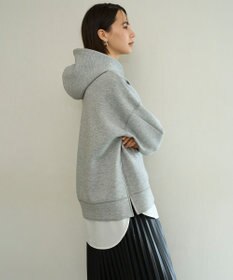 UNFILO BEAUTY FORM JERSEY サイドZIP フーディ