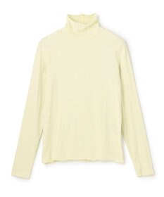 UNFILO 【暖かさ＆着心地の良さで大ヒット/新色追加】コットンカシミヤ タートルネックカットソー