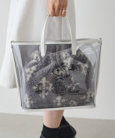 russet 【PEANUTS×russetコラボ第三弾】クリアトート×巾着セットバッグ(CE-1592)