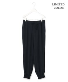 ICB 【WEB限定カラーあり・洗える】ライトダブルクロス ジョガーパンツ