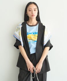 earth music&ecology 【セットアップ対応】リネンライクダブルジャケット