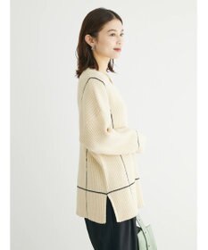 Green Parks ・Ｐｅｔｉｔ　Ｆｌｅｕｒ　Ｖネックラインニットチュニック