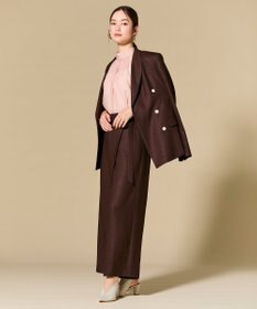 BEIGE， CAROLE / リネンライク ダブルジャケット