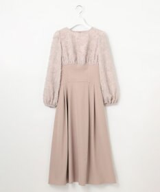 Feroux 【尾﨑真衣さんコラボ商品】コルセットデザイン 綺麗シルエットワンピース