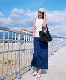 Tiaclasse L 【小倉優子さん着用】【洗える】サマーニットショートパーカー